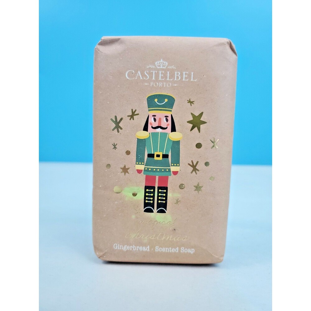 Castelbel Porto Nutcracker Gingerbread Scented Soap Bar 10.5 oz / 300g Portugal